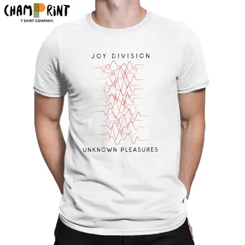 Футболки Joy Division, музыка мужской рок-группы, винтажные хлопковые футболки с круглым вырезом, футболки с коротким рукавом, одежда больших размеров - Изображение 1  