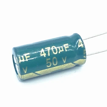 10 шт./лот высокочастотный низкоомный алюминиевый электролитический конденсатор 50 В 470 МКФ, размер 10*20 470 МКФ, 50 В 20 В% - Изображение 1  