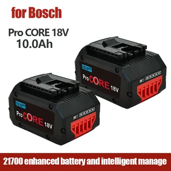 100% высококачественная Литий-Ионная Аккумуляторная Батарея 18V 10.0Ah GBA18V80 для Аккумуляторных Дрелей Bosch 18 Volt MAX с Электроинструментом - Изображение 1  
