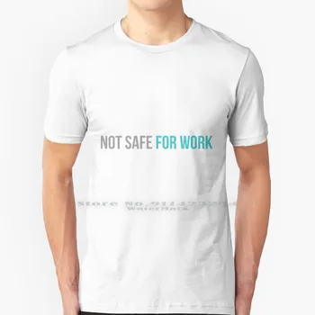 Небезопасная для работы футболка хлопок 6XL Небезопасная для работы Nsfw - Изображение 1  