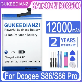GUKEEDIANZI Сменный аккумулятор BAT20ZN1308500 12000mAh для Doogee S86/S86 Pro S86Pro - Изображение 1  