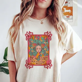 Одежда С принтом, Милая Универсальная женская футболка в повседневном стиле 90-х, Летняя футболка с рисунком, Модная Повседневная хлопковая футболка с коротким рукавом. - Изображение 1  