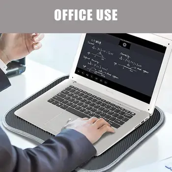 Компьютерный стол Lapdesk для ноутбука с мягкой подушкой, подушечка для письма, мягкий лоток с ручкой Для работы и игр на диване - Изображение 1  