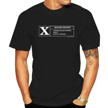 X-Rated Топы, футболки, рождественские подарки, футболка для мужчин, женская футболка, размер S-5XL, 11 цветов - Изображение 1  