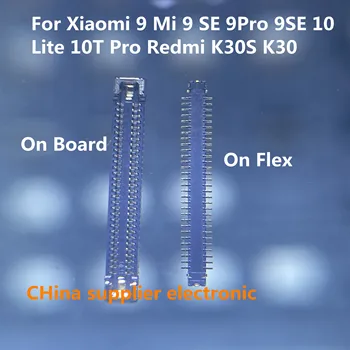 10шт-50шт 60pin Usb Порт Док-станции Для Зарядки FPC Разъем Для Xiaomi 9 Mi 9 SE 9Pro 9SE 10 Lite 10T Pro Redmi K30S K30 Ultra Charge - Изображение 1  