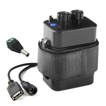 DIY 6x18650 Аккумулятор Чехол для хранения Коробка USB 12 В Блок питания для телефона светодиодный маршрутизатор - Изображение 1  