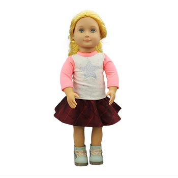 6 стиль выберите Подходящий для одежды American Girl Doll 18-дюймовая Кукла, рождественский подарок для девочки (продается только одежда) - Изображение 1  