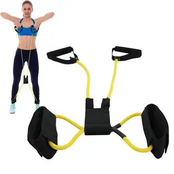 Многофункциональный натяжной канат, эспандер, Эластичная веревка, тренажеры для фитнеса, удобная веревка для упражнений - Изображение 1  