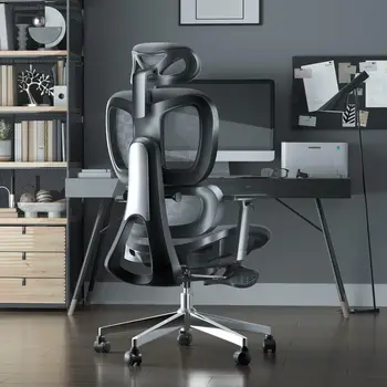 Эргономичный Сетчатый офисный стул PatioMage с 3D Регулируемым подлокотником, компьютерный стул с высокой спинкой Ergo 3d Эргономичный Офисный стул - Изображение 2  