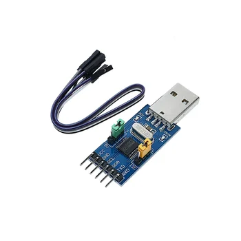 Модуль CH341T 2 в 1 3,3 В 5 В USB к I2C IIC UART USB к TTL Однокристальная Последовательная загрузка - Изображение 2  