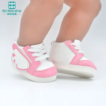 Мини-игрушки 7,5 см, кукольная обувь, Модная спортивная обувь, шерстяные ботинки для кукол 43 см, аксессуары для новорожденных и американская кукла - Изображение 2  