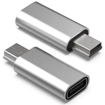 1-10 шт. Мини-5-контактный USB-адаптер B от мужчины к USB Type C Разъем для передачи данных для MP3 Цифровой камеры GPS - Изображение 2  