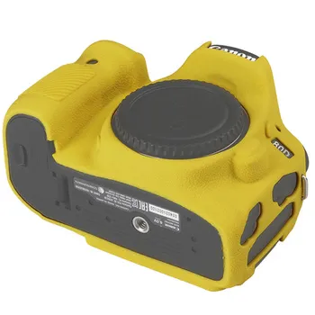 Сумка для фотоаппарата Canon 80D Легкая сумка для фотоаппарата Защитный чехол для Canon 80D желтого цвета - Изображение 2  
