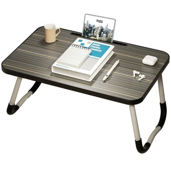 Подставка для ноутбука в комнате, Компьютерные столы, Мобильный кабинет, Офисное обслуживание, Регулируемый стол, Канцелярские принадлежности, Мебель для спальни Escrivaninha, HY - Изображение 2  