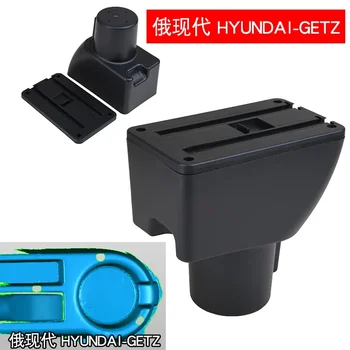 Для HYUNDAI Getz коробка для подлокотников Оригинальная специальная коробка для центрального подлокотника модификация аксессуаров Двухслойная USB-зарядка - Изображение 2  