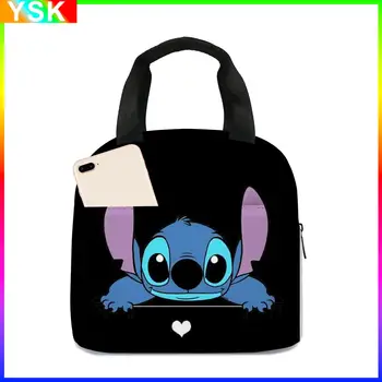 Детская сумка для ланча MINISO Stitch, сумка для ланча для начальной школы, лучший подарок для детей, мультяшная Мочила, лучший подарок для детей - Изображение 2  