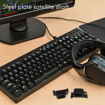 Сателлитный стержень из стальной пластины для механической клавиатуры Cherry MX Axis Switch Black С установленными стабилизаторами 6.25U 2U-1 - Изображение 2  