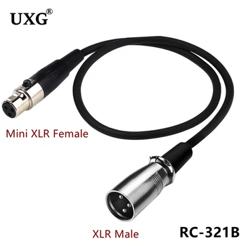 Аудиокабель Mini XLR 3pin Male-XLR 3pin Female​​ Экранированный алюминиевой фольгой медный аудиокабель для микрофонных камер - Изображение 2  