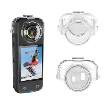 Для Insta360 X3 Прозрачная крышка объектива Защитный колпачок для экшн-камеры Защита объектива для аксессуаров Insta360 X3 - Изображение 2  