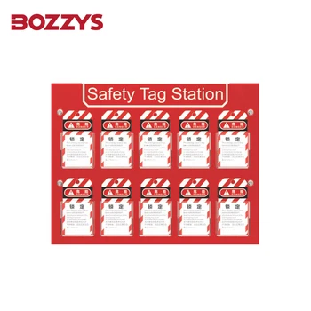 Настенная станция разметки безопасности BOZZYS для визуального управления знаками безопасности, подвесная доска для хранения BD-B51 - Изображение 2  