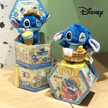 Оригинальная Серия Disney Stitch Eat Drink Play And Make Merry Mystery Box Плюшевые Игрушки Blind Box Stitch Doll Toys Детский Подарок На День Рождения - Изображение 2  