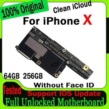 Заводская Uunlocked С/Без Face ID Для iPhone X Материнская Плата 100% Оригинальная 64 ГБ 256 ГБ Логическая Плата Полностью Протестирована, Хорошо Работает - Изображение 2  