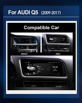 Android 12 8 Ядерный Авторадио Автомобильная Стереосистема Для Audi Q5 2009-2016 8,8 дюймовый 4G WiFi Экран GPS Navi Мультимедиа Беспроводной Carplay - Изображение 2  