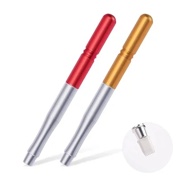 1 шт. миниатюрная ручная ручка для перманентного макияжа, подходящая для роликовой иглы с микроблейдингом, татуажа бровей, губ, иглы для вышивания туманом - Изображение 2  