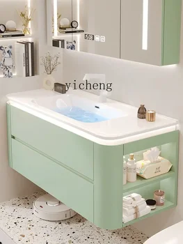 XL Шкаф для ванной Комнаты, Раковина для мытья рук, Керамический Умывальник из цельного Кориана, Межплатформенный умывальник Smart Wash - Изображение 2  