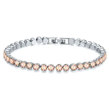 Роскошные модные украшения, 8-цветной круглый браслет, женский трансграничный браслет с кристаллами из Австрии для женщин - Изображение 2  