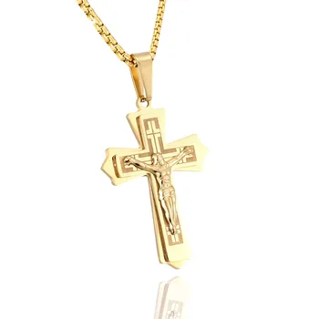 Модный кулон с крестом, Миниатюрное Нежное ожерелье с религиозным амулетом, Роскошные женские ювелирные изделия - Изображение 2  