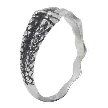 Ювелирные изделия из нержавеющей стали 316L, размер США 6-12, женское кольцо для девочек с драконьим когтем в стиле панк - Изображение 2  