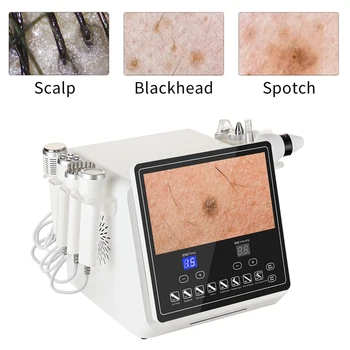 Аппарат для дермабразии Hydra 8 В 1 с функцией обнаружения кожи головы, волос и пор с высоким разрешением пикселей для спа - Изображение 2  