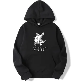 Новейший Lil Peep R.I.P. Lil Peep LOVE Мужские / женские толстовки с карманами Love Hood Lil. Толстовки Peep, мужская одежда в стиле хип-хоп, Футболки для фанатов, Топы - Изображение 2  