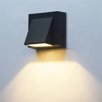 5X3 Вт Современный Минималистичный Креативный Настенный Светильник LED Outdoor Garden Light Дверной Свет Балкон Садовый Свет Теплый Белый - Изображение 2  