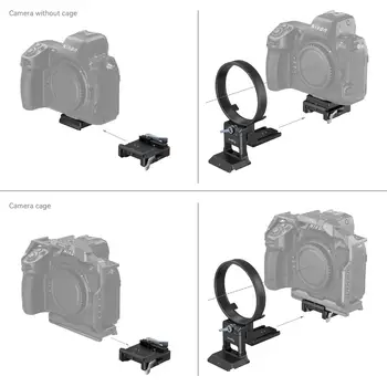 Комплект пластин для крепления SmallRig с возможностью поворота от горизонтали к вертикали для специальных камер Nikon серии Z для Z8 Z7 Z7II Z6II Z6 Z5 - Изображение 2  