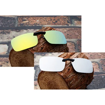 Поляризованные солнцезащитные очки-клипсы Очки для близорукости Clip Driver Рыболовные очки ночного видения для близорукости Clip-on Солнцезащитные очки - Изображение 2  