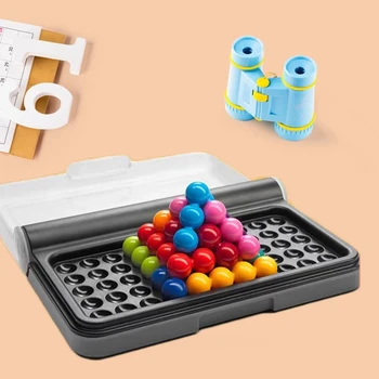 1 коробка Интеллектуальных Волшебных бусин, игра-путешествие для детей и взрослых, игра-головоломка для развития когнитивных навыков, Игрушки-головоломки DIY 120 уровней - Изображение 2  