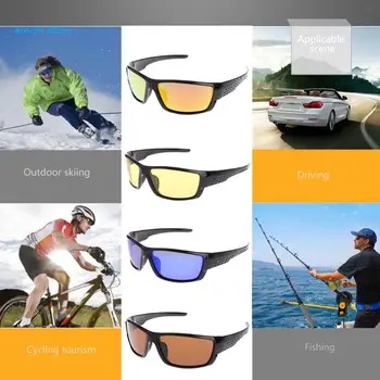 Очки Рыбалка Велоспорт Поляризованные солнцезащитные очки для улицы спортивные очки UV400 для мужчин - Изображение 2  