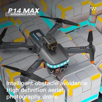Lenovo P14Max Drone 8K HD GPS Профессиональный Беспилотный Летательный Аппарат С Интеллектуальным Обходом Препятствий Складная Двойная Камера Бесщеточный Мини-Самолет 5000 М - Изображение 2  