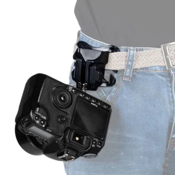 Камера Ремень Кнопка Пряжка Поясной Зажим Кобура Вешалка для Sony Canon 50D 40D 5D2 Nikon D750 D3100 A6000 A7 DSLR Ремень Быстрая Съемка - Изображение 2  
