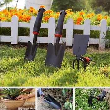 Бытовая техника для посадки суккулентов, садовый инструмент для рыхлой почвы, мини-наборы из трех частей, лопата для цветов в горшках - Изображение 2  