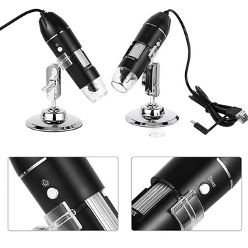 1600X USB цифровой микроскоп, совместимый с Window 7/8/10, ручной USB-микроскоп - Изображение 2  