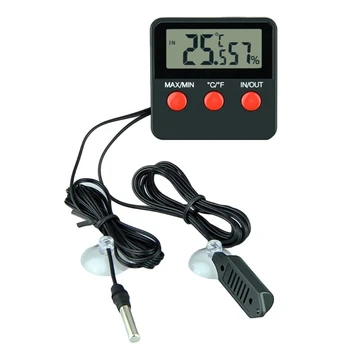 Обновленный Мини-цифровой гигрометр-термометр с ЖК-дисплеем, термометры температуры для теплиц, автомобилей, офиса, дома - Изображение 2  