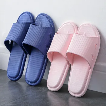CO138 новая летняя домашняя обувь, пара тапочек, домашняя ванна, нескользящие сандалии с мягкой подошвой для женщин - Изображение 2  