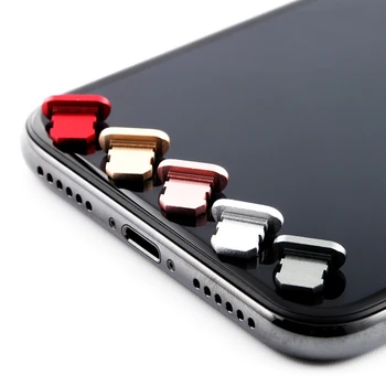 Металлический Разъем Для Защиты От Пыли Для iPhone Для iPhone 11 7 8 X XR 6S Plus Заглушка-Заглушка Для Аксессуаров iPhone Celular Gadget - Изображение 2  