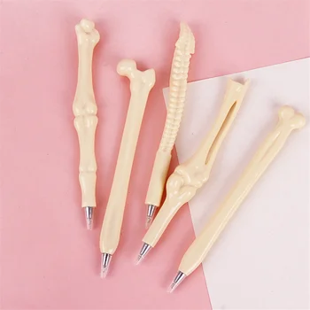 Шариковая ручка с черными чернилами 0,5 мм 50шт Шариковая ручка с реалистичным моделированием костей Канцелярские принадлежности Студенческие призы - Изображение 2  