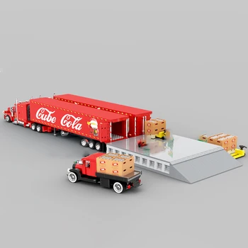 MOC-164390 Городской грузовой Рождественский грузовик Строительный блок Сборная модель Кирпичная игрушка Детские рождественские подарки - Изображение 2  