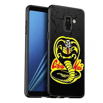 Чехол для телефона Cobra Kai Snake Samsung Galaxy A01 A03 Core A02 A10 A20 S A20E A30 A40 A41 A5 A6 A8 Plus A7 A9 2018, Черный Чехол - Изображение 2  