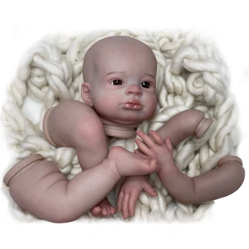 ACESTAR Уже Раскрашенный набор кукол Reborn Baby 18 Дюймовые наборы силиконового винила с реалистичной имитацией для родителей начинающих художников - Изображение 2  